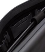 The Carismatico Grey Leather Messenger Bag - Image 7