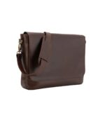 The Carismatico Vintage Brown Leather Messenger Bag - Image 7