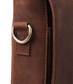The Carismatico Vintage Distressed Brown Leather Messenger Bag - Image 7