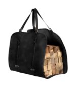 Leather Firewood Carrier with Adjustable Handles - Image 7
