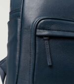 The Philos Midnight Blue Leather Backpack - Image 7