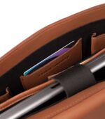 The Carismatico Brown Leather Messenger Bag - Image 7