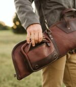 Two Tone Thick Leather Rifle Case - Rurik - Image 8