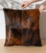 Brindle Patchwork Pillow - Four Panel Design