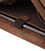 The Carismatico Vintage Tan Brown Leather Messenger Bag - Image 8