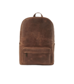 The Philos Vintage Tan Leather Backpack - Image 5