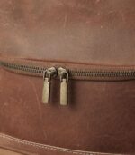 The Bedford Vintage Tan Leather Backpack - Image 9