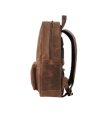 The Philos Vintage Tan Leather Backpack - Image 4