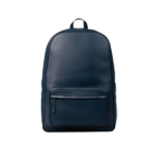 Midnight Blue Leather Backpack - Solvik