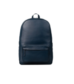 The Philos Midnight Blue Leather Backpack - Image 3