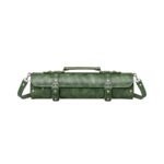 Genuine Leather Chef Knife Roll Bag with Rich Color