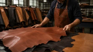 Inspecting and Grading the Leather