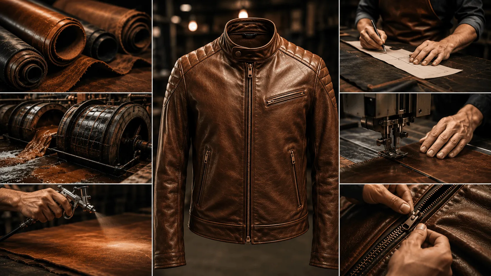 Leather Jackets Are Manufactured