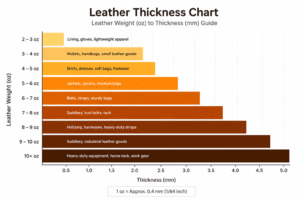 Leather Thickness Chart