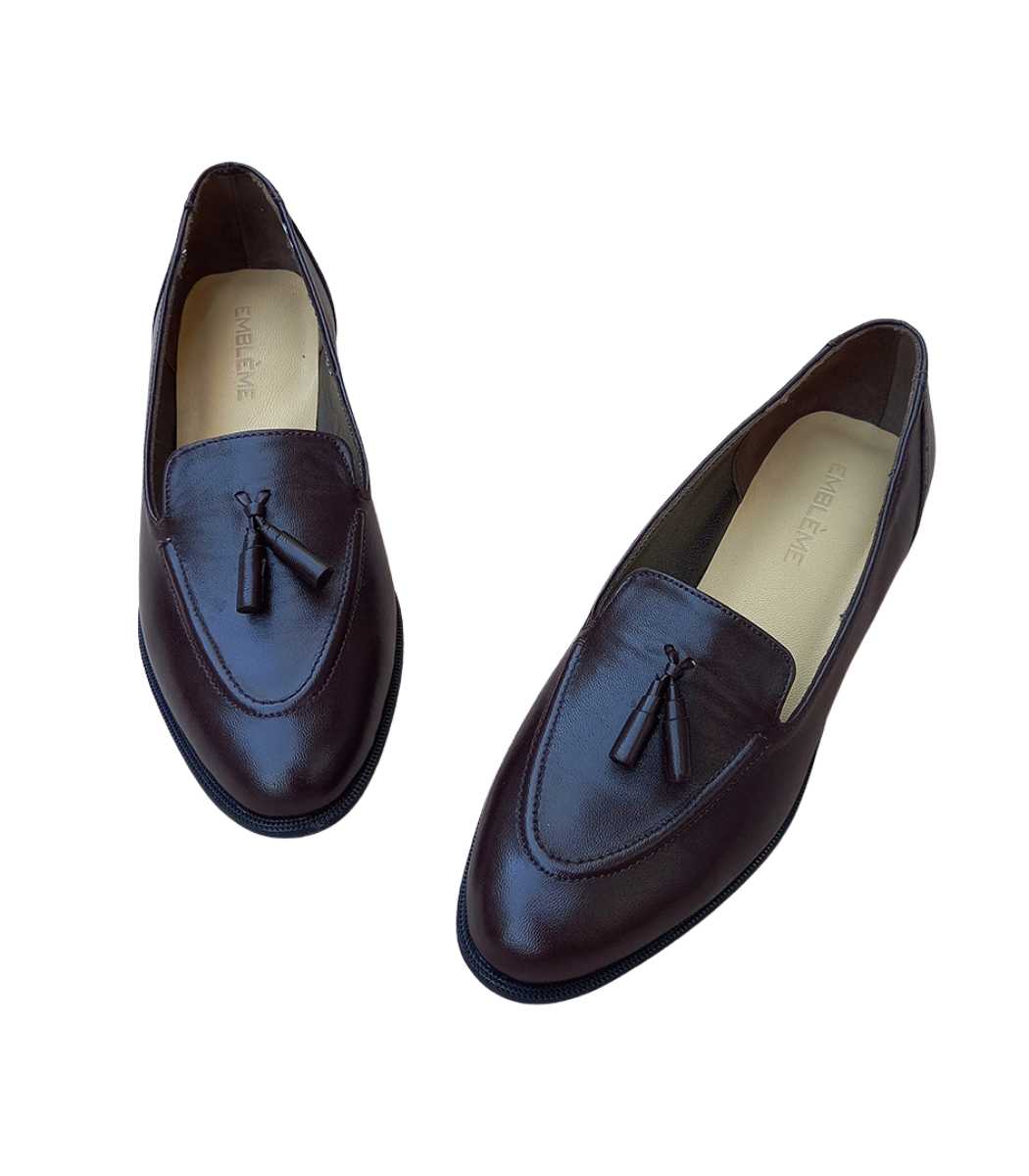 1 Harrow - Brown Leather Loafers - Image 1