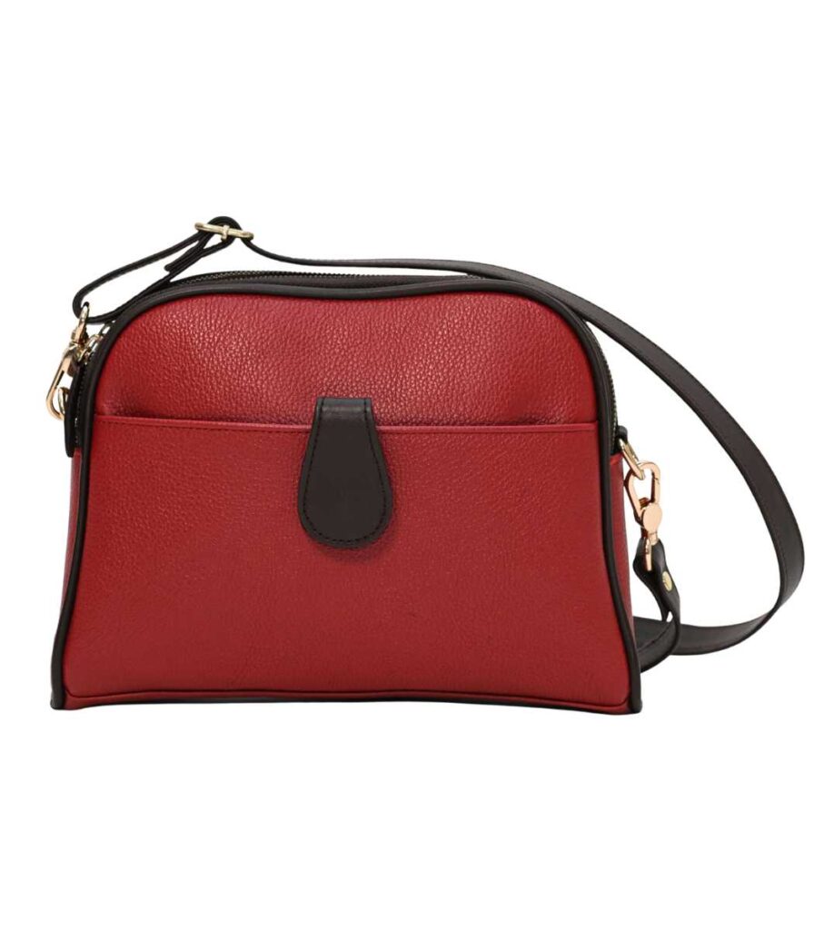 Bergen Crossbody Bag (Vermilion)