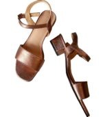 Sintra - Rosa Gold Leather Sandal - Image 3