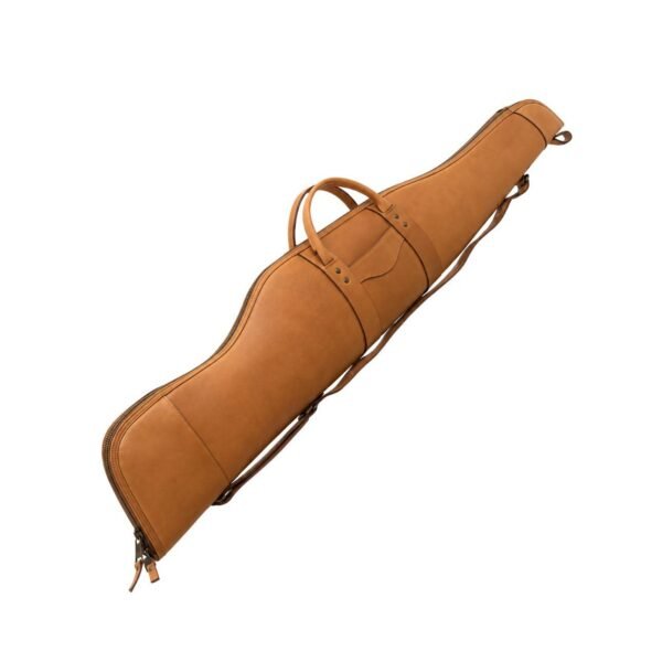 Handcrafted Full-Grain Leather Rifle Case | Padded Hunting Sleeve