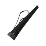 Black Leather Clay Shotgun Case – Padded Sporting Sleeve
