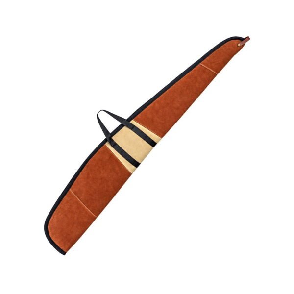 Suede Leather Shotgun Case – Premium Padded Hunting Sleeve