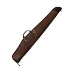 Premium Leather Scoped Rifle Case – 49 Padded Hunting Sleeve