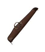Premium Leather Scoped Rifle Case – 49 Padded Hunting Sleeve