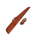 Handcrafted Leather Clay Shotgun Case – Padded Hunting Sleeve