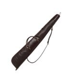 Dark Brown Leather Hunting Shotgun Case – Padded Sleeve