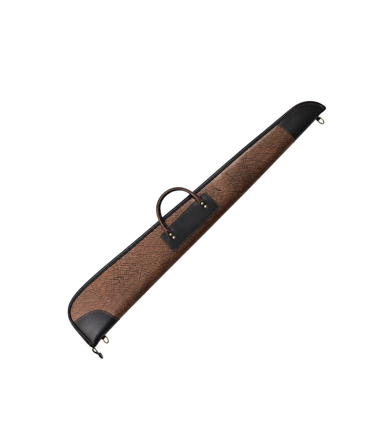 1-36 Leather Shotgun Case with Solid Brass Hardware - Image 1