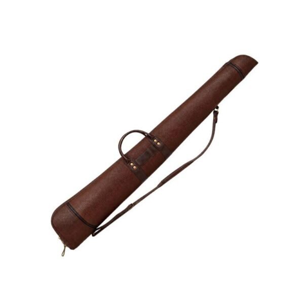 Leather Hunting Shotgun Case with YKK Brass Zipper