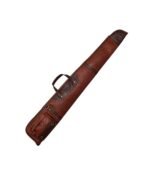 Double-Wrap Saddle Leather Shotgun Case | Heavy-Duty Design