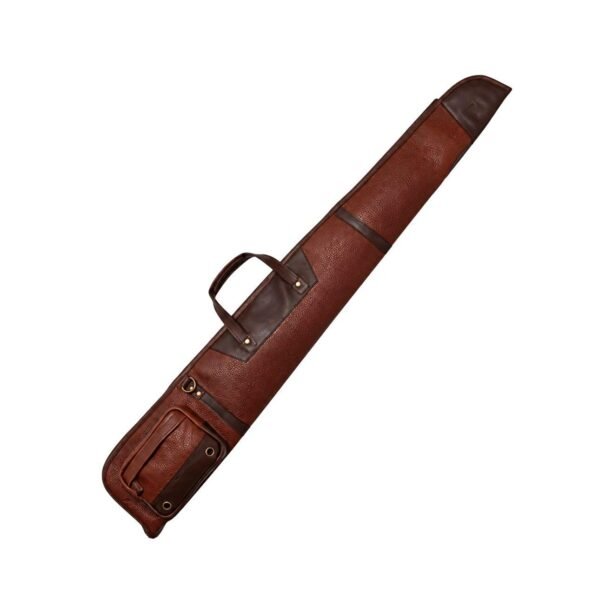 Double-Wrap Saddle Leather Shotgun Case | Heavy-Duty Design