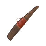 Saddle Leather Shotgun Case – Handcrafted Padded Hunting Sleeve