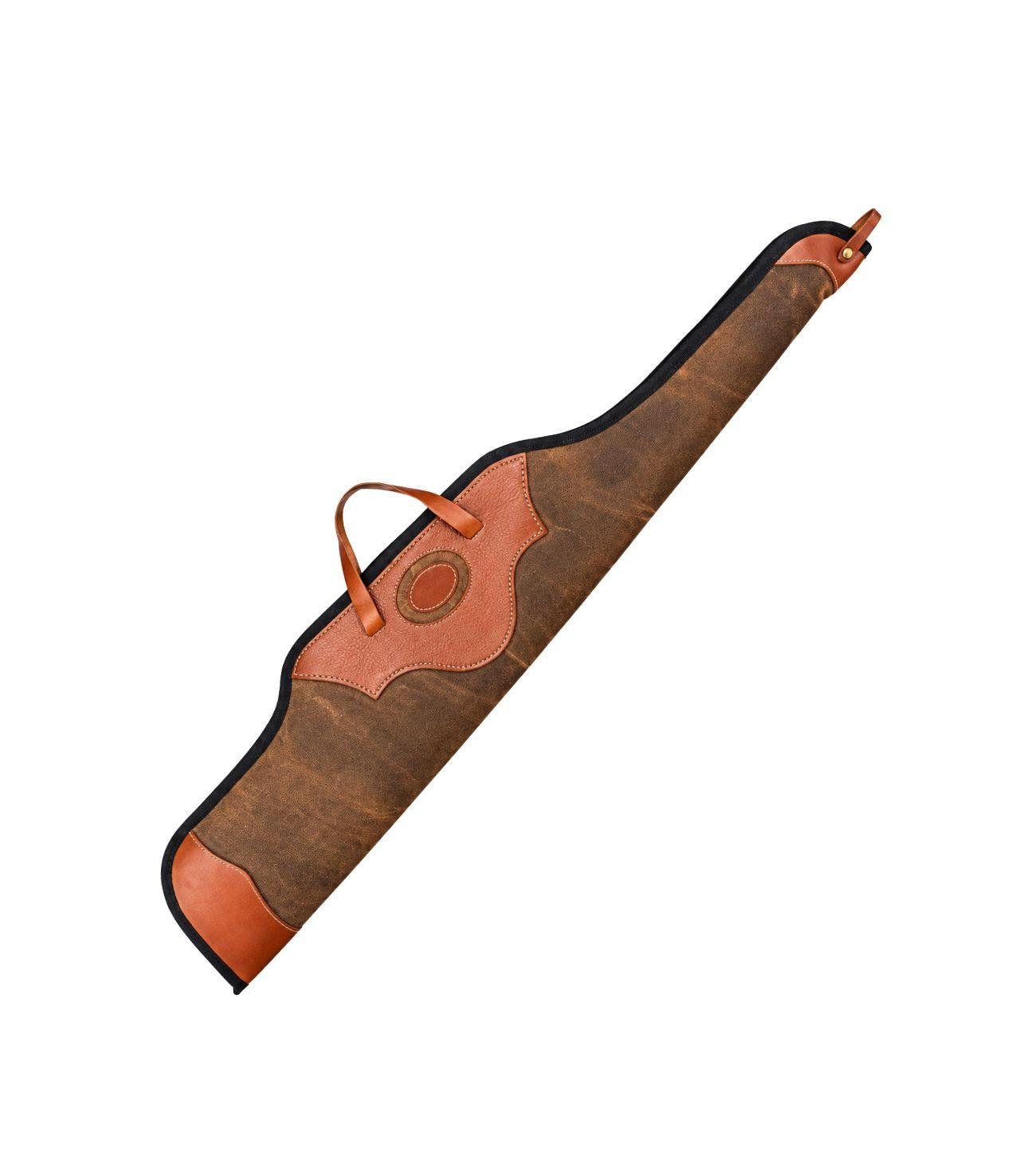 1 Premium Leather Scoped Rifle Case – Soft Padded Hunting Sleeve - Image 1