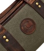 Canvas & Leather Scoped Takedown Rifle Case – Padded Hunting Sleeve - Image 2