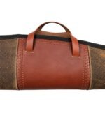 Saddle Leather Shotgun Case – Handcrafted Padded Hunting Sleeve - Image 2