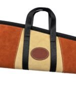 Suede Leather Shotgun Case – Premium Padded Hunting Sleeve - Image 3