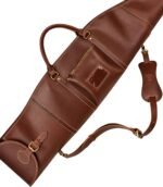 Luxury Full-Grain Leather Rifle Case | Soft Padded Hunting Sleeve - Image 3