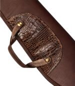 Premium Leather Scoped Rifle Case – 49 Padded Hunting Sleeve - Image 3