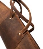 Distressed Leather Rifle Case | Full-Length YKK Zipper - Image 3