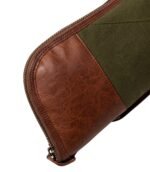 Heavy-Duty Canvas & Hunting Leather Rifle Case - Image 3