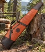 Waxed Canvas & Leather Rifle Case | Heavy-Duty Hunting Sleeve - Image 4