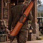 Leather Shotgun Case – Fleece-Lined Padded Design - Image 4