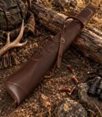 Leather Clay Shotgun Slip Case – Padded Sporting Sleeve - Image 5