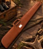 Leather Rifle & Shotgun Case with Exterior Zipper Pocket - Image 5