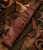 Luxury Full-Grain Leather Rifle Case | Soft Padded Hunting Sleeve - Image 5