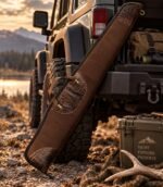 Premium Leather Scoped Rifle Case – 49 Padded Hunting Sleeve - Image 5
