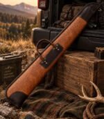 Top-Grain Leather Shotgun Case | Heavy-Duty Padded Design - Image 5