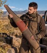 Saddle Leather Shotgun Case – Handcrafted Padded Hunting Sleeve - Image 5