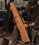 Handcrafted Full-Grain Leather Rifle Case | Padded Hunting Sleeve - Image 5